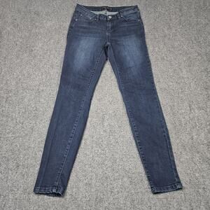 Prana Jeans Sz‎ 6 / 28 (Fits 30x30) Regular Inseam Skinny Blue Denim Dark Wash